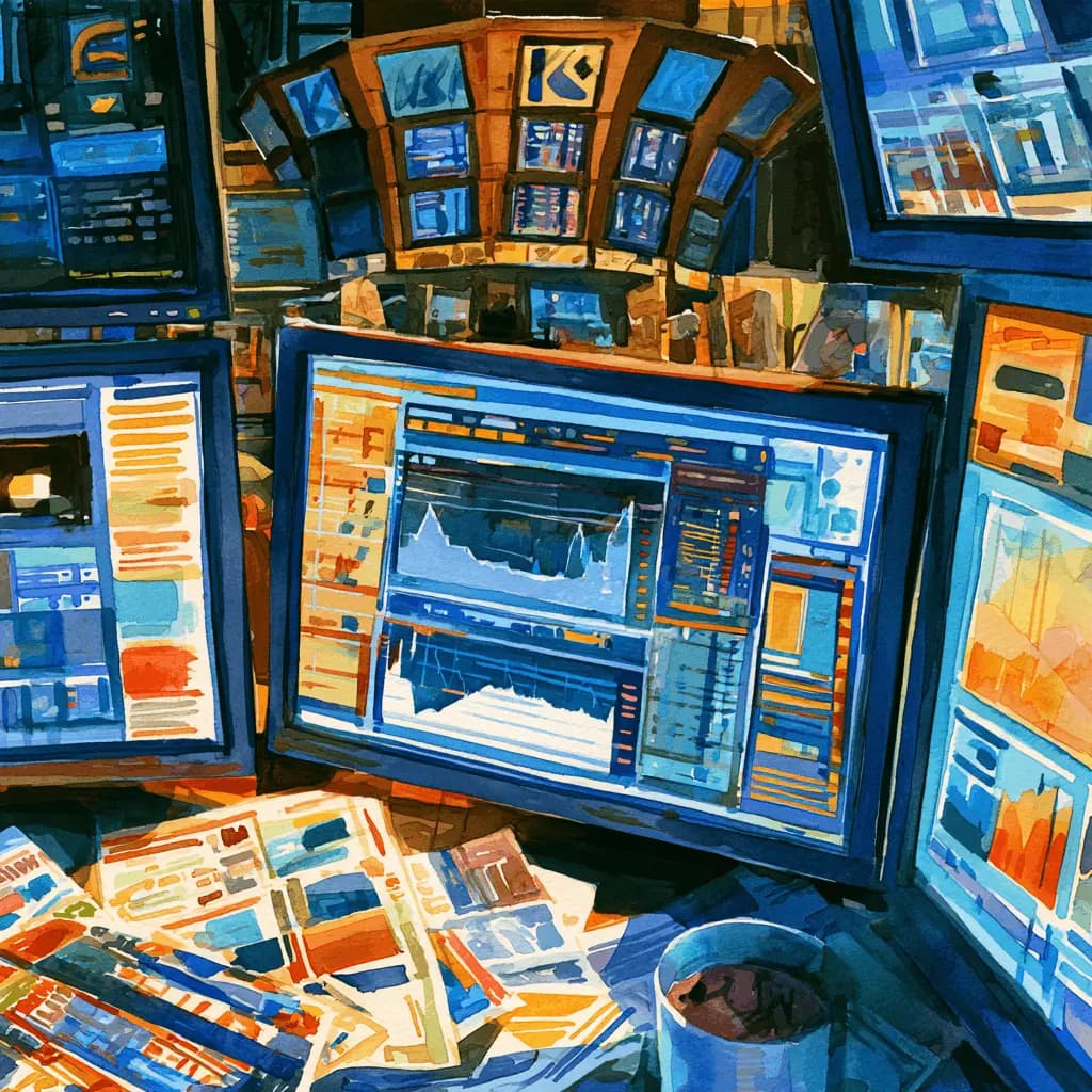 Coffee market charts and source reports in Oak